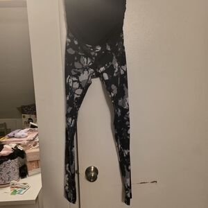 Black and Gray Kids Leggings